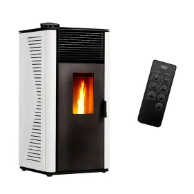 Vzduchová kamna na pelety Anita 12 kW Sannover White